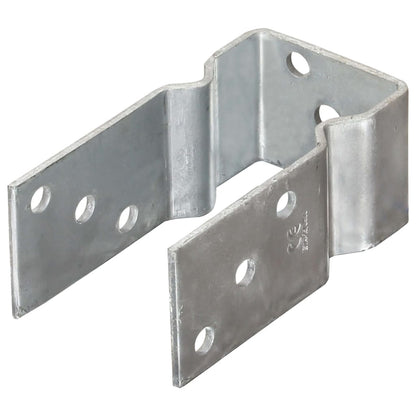 Plotové Kotvy 6 Ks Stříbrné 7 X 6 X 15 Cm Pozinkovaná Ocel