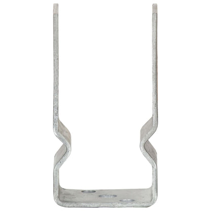Plotové Kotvy 6 Ks Stříbrné 7 X 6 X 15 Cm Pozinkovaná Ocel
