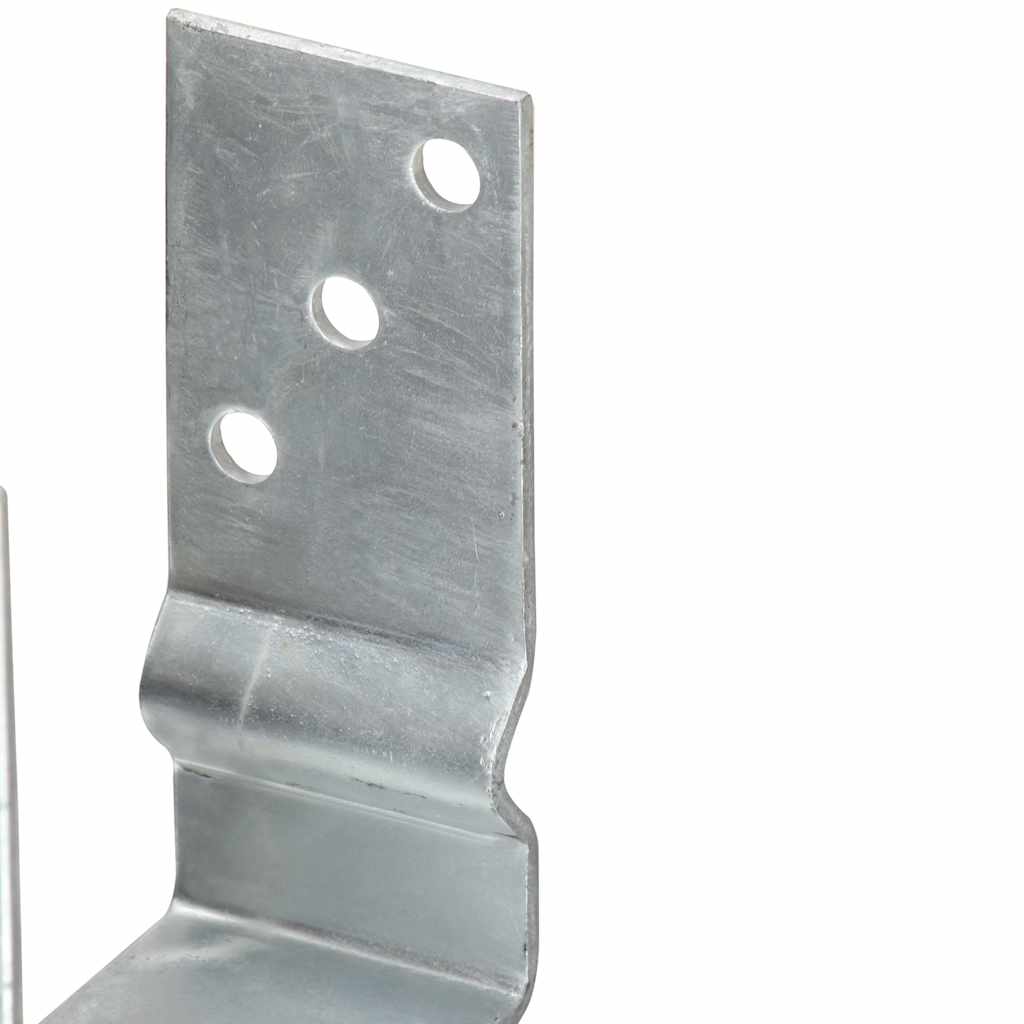Plotové Kotvy 6 Ks Stříbrné 7 X 6 X 15 Cm Pozinkovaná Ocel