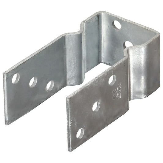 Plotové Kotvy 6 Ks Stříbrné 8 X 6 X 15 Cm Pozinkovaná Ocel