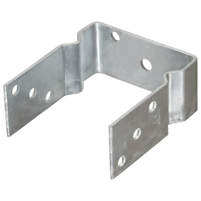 Plotové Kotvy 12 Ks Stříbrné 12X6X15 Cm Pozinkovaná Ocel