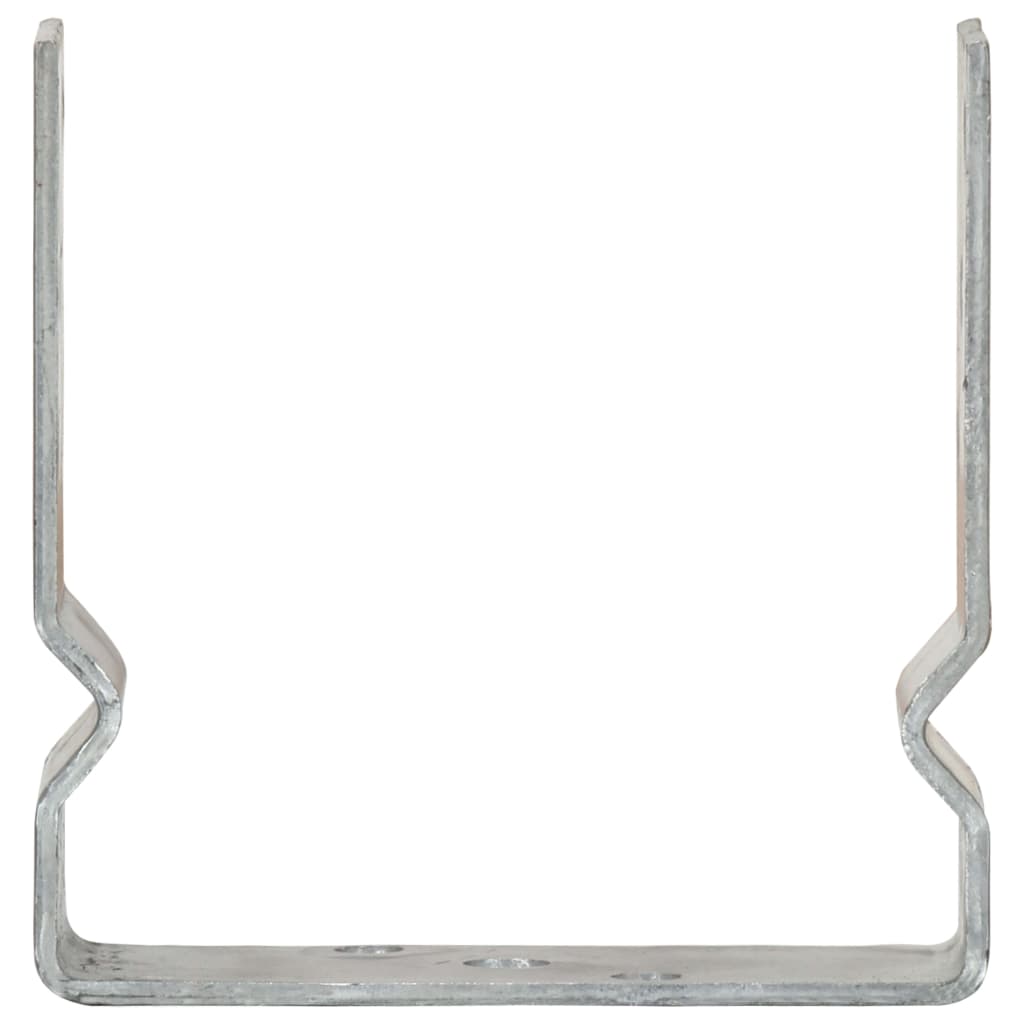 Plotové Kotvy 6 Ks Stříbrné 14 X 6 X 15 Cm Pozinkovaná Ocel
