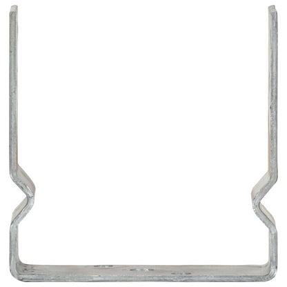 Plotové Kotvy 6 Ks Stříbrné 14 X 6 X 15 Cm Pozinkovaná Ocel