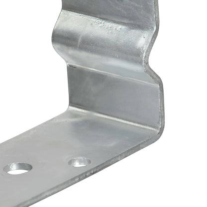 Plotové Kotvy 6 Ks Stříbrné 14 X 6 X 15 Cm Pozinkovaná Ocel