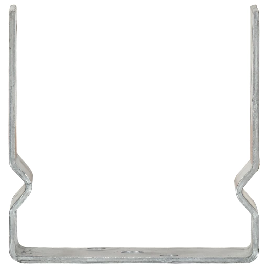 Plotové Kotvy 12 Ks Stříbrné 14X6X15 Cm Pozinkovaná Ocel