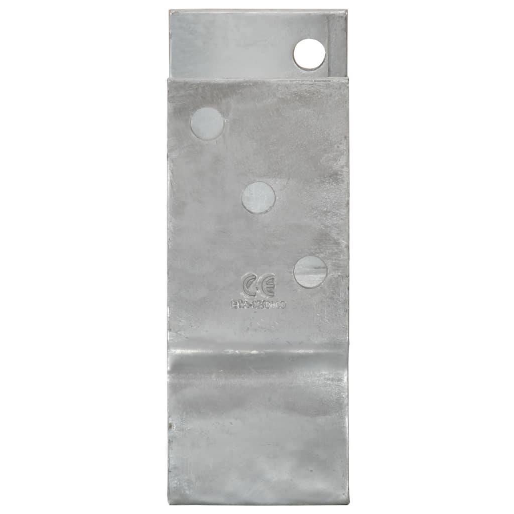 Plotové Kotvy 12 Ks Stříbrné 14X6X15 Cm Pozinkovaná Ocel