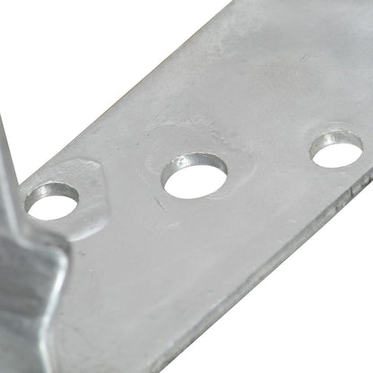 Plotové Kotvy 12 Ks Stříbrné 14X6X15 Cm Pozinkovaná Ocel