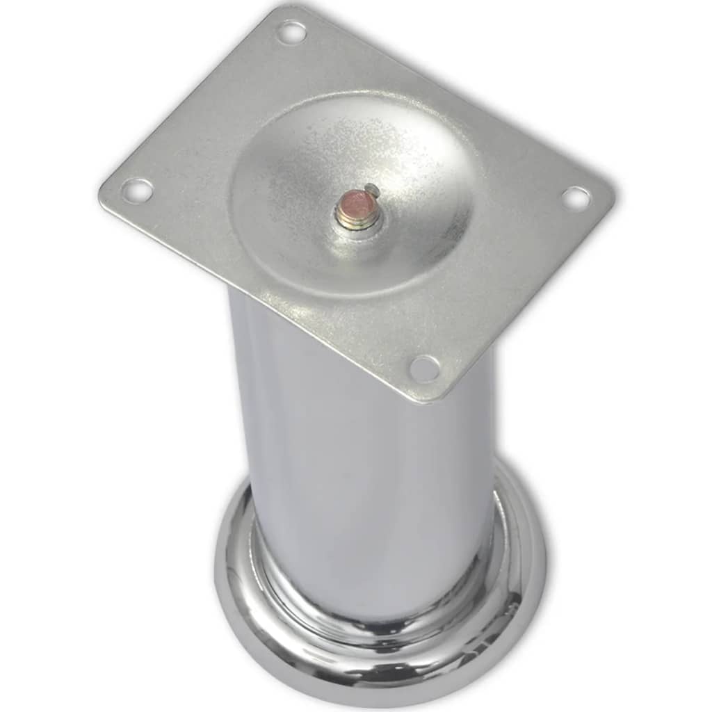 Kulaté Nohy Na Pohovku 8 Ks Chrom