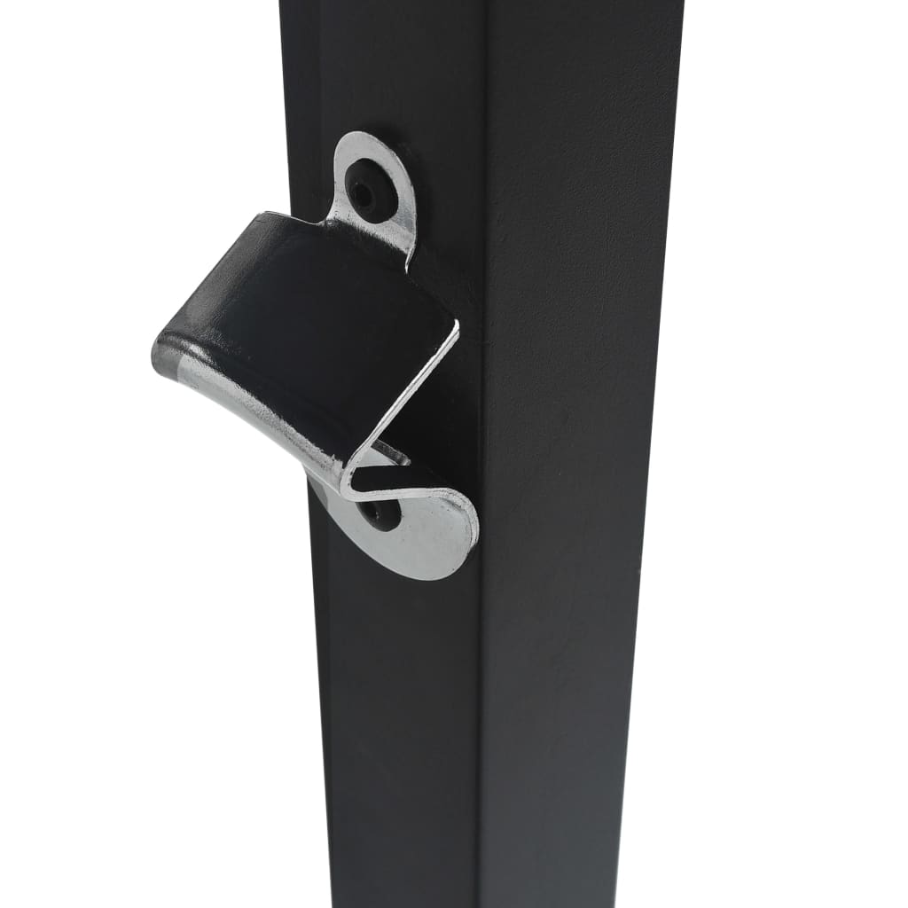 Grilovací Altán 240 X 150 X 255 Cm Antracitový Ocel