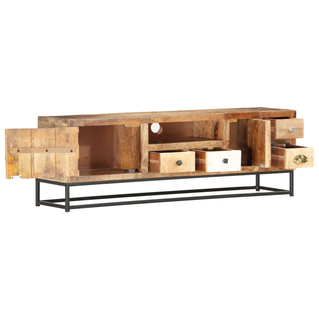 Tv Stolek 120 X 30 X 40 Cm Masivní Recyklované Dřevo