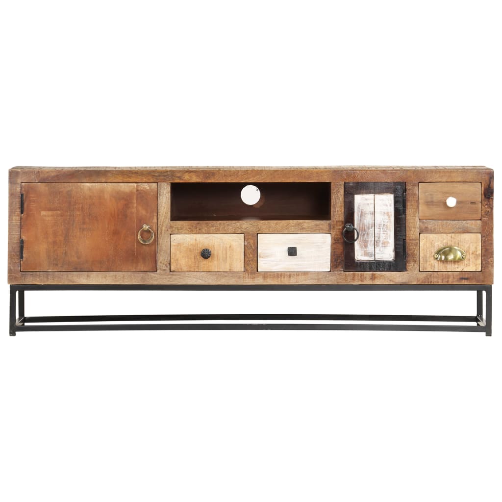 Tv Stolek 120 X 30 X 40 Cm Masivní Recyklované Dřevo