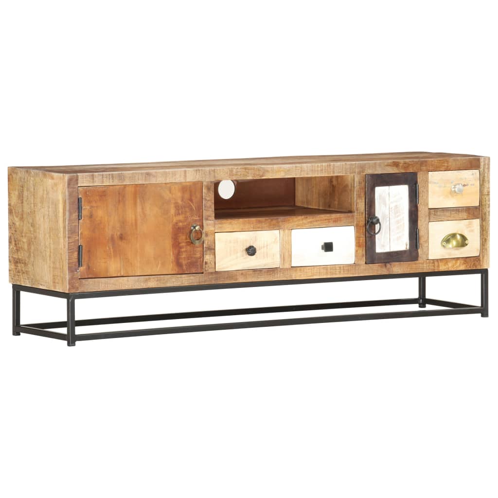 Tv Stolek 120 X 30 X 40 Cm Masivní Recyklované Dřevo