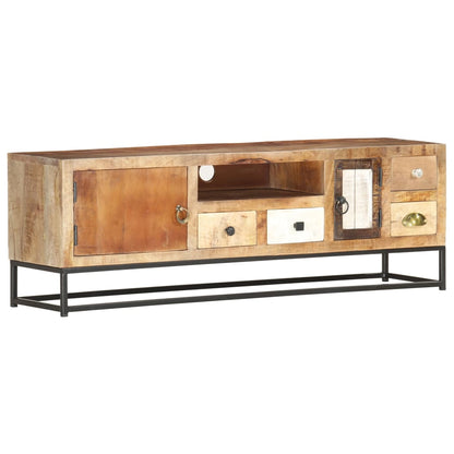 Tv Stolek 120 X 30 X 40 Cm Masivní Recyklované Dřevo