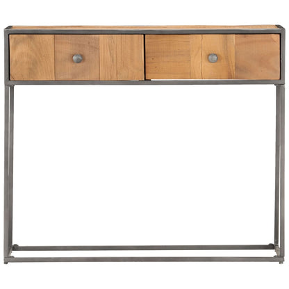 Konzolový Stolek 90 X 30 X 75 Cm Masivní Recyklované Dřevo