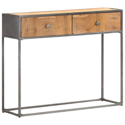 Konzolový Stolek 90 X 30 X 75 Cm Masivní Recyklované Dřevo