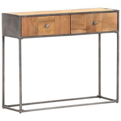 Konzolový Stolek 90 X 30 X 75 Cm Masivní Recyklované Dřevo