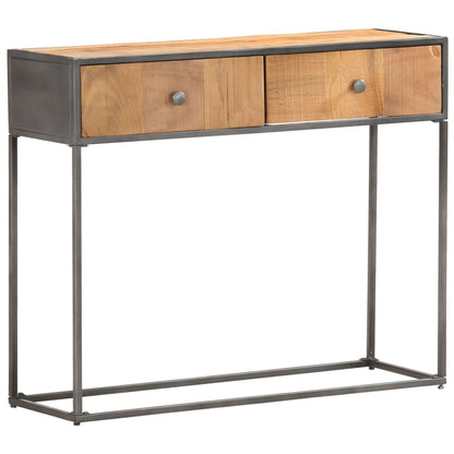 Konzolový Stolek 90 X 30 X 75 Cm Masivní Recyklované Dřevo