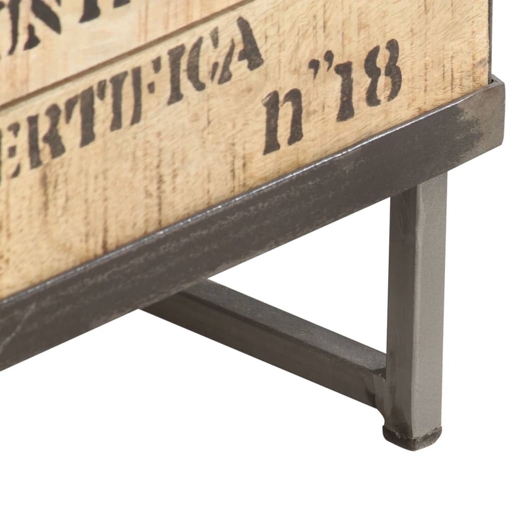 Příborník 60 X 30 X 70 Cm Masivní Mangovníkové Dřevo