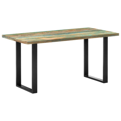 Jídelní Stůl 160 X 80 X 75 Cm Masivní Recyklované Dřevo