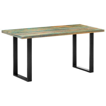 Jídelní Stůl 160 X 80 X 75 Cm Masivní Recyklované Dřevo