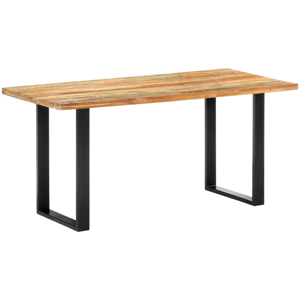Jídelní Stůl 160 X 80 X 75 Cm Masivní Recyklované Dřevo