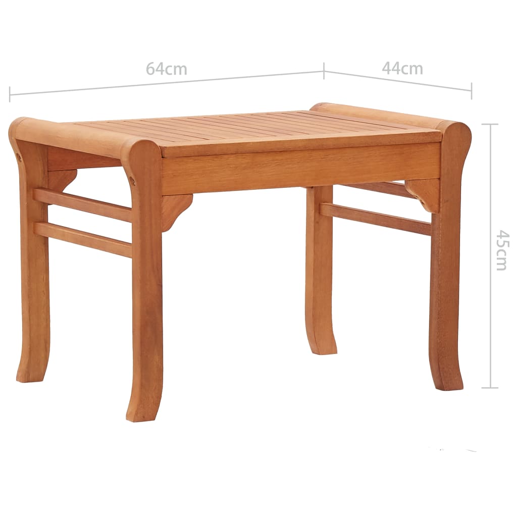 Zahradní Lavice 64 Cm Masivní Eukalyptus