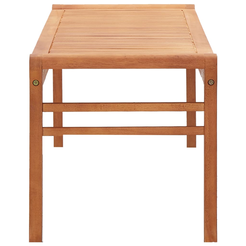 3Místná Zahradní Lavice 150 Cm Masivní Eukalyptové Dřevo