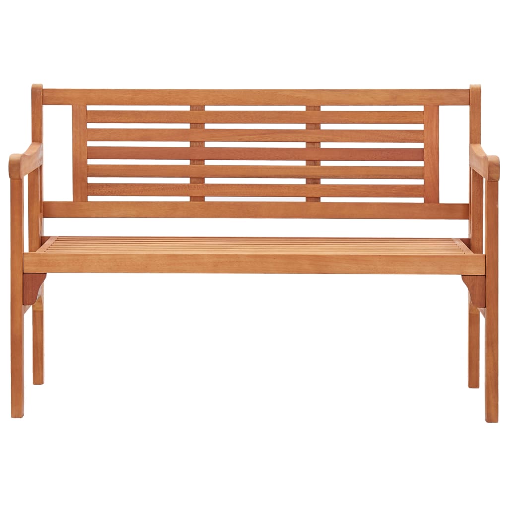 Skládací Zahradní Lavice 120 Cm Masivní Eukalyptus