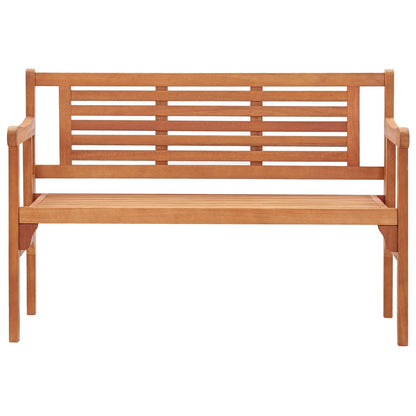 Skládací Zahradní Lavice 120 Cm Masivní Eukalyptus