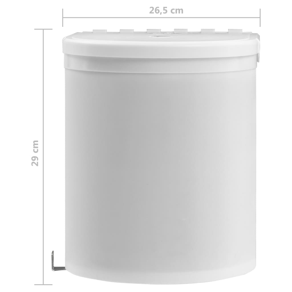 Vestavný Odpadkový Koš Plast 12 L