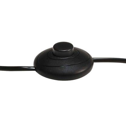 Stojací Lampa Na Stativu Černá Masivní Mangovník 171 Cm