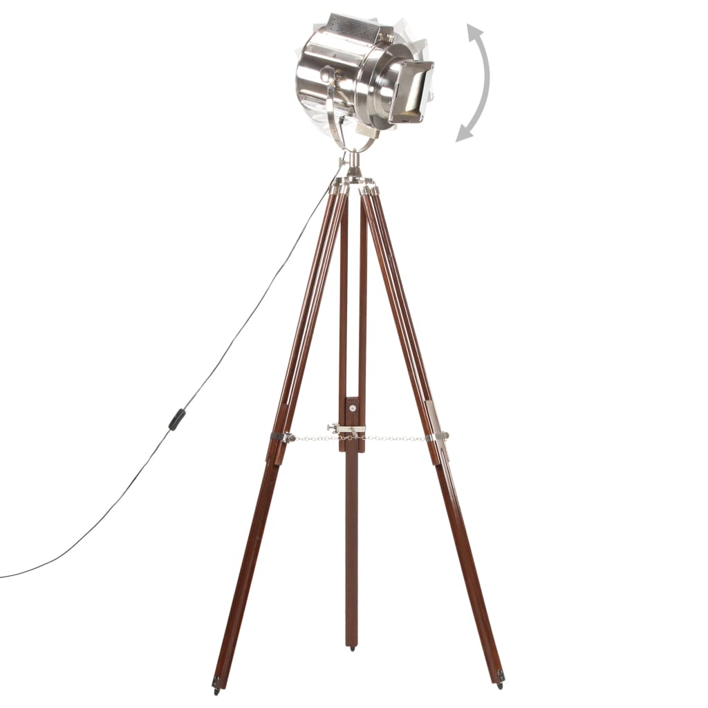 Stojací Lampa Na Stativu Masivní Mangovníkové Dřevo 180 Cm