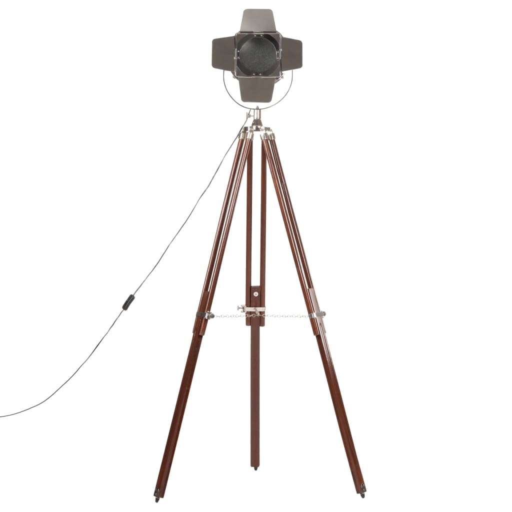 Stojací Lampa Na Stativu Masivní Mangovníkové Dřevo 180 Cm
