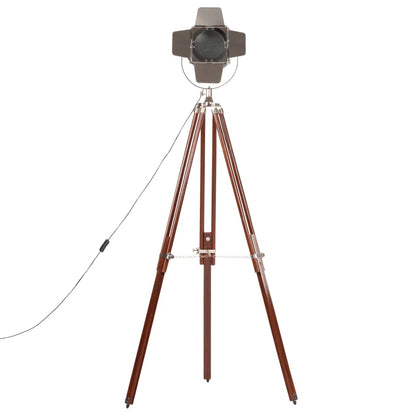 Stojací Lampa Na Stativu Masivní Mangovníkové Dřevo 180 Cm