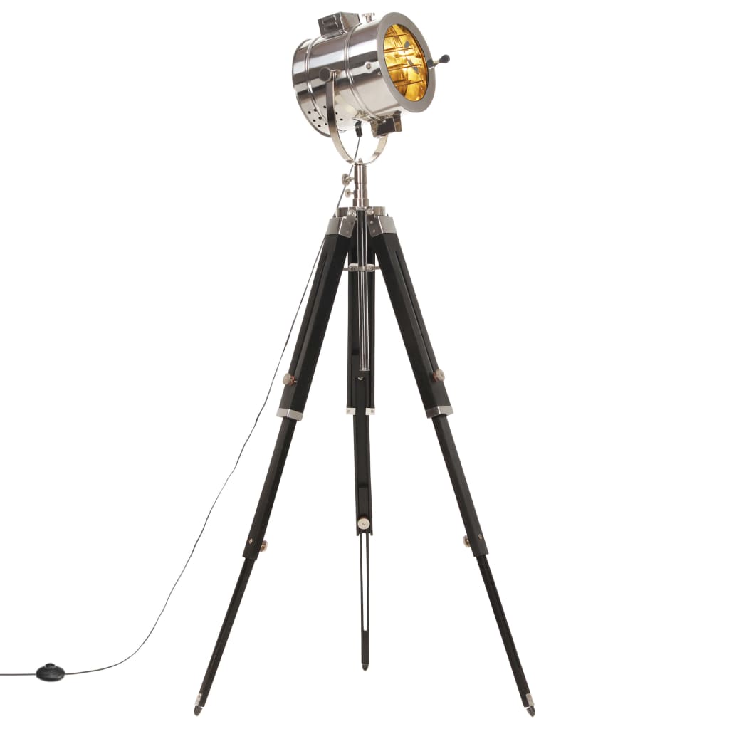 Stojací Lampa Na Stativu Masivní Mangovníkové Dřevo 165 Cm