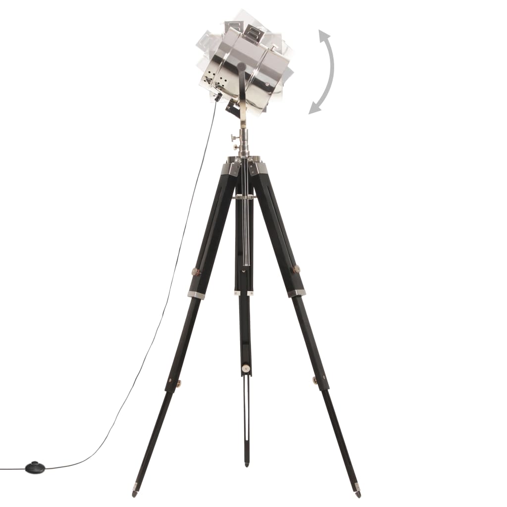 Stojací Lampa Na Stativu Masivní Mangovníkové Dřevo 165 Cm