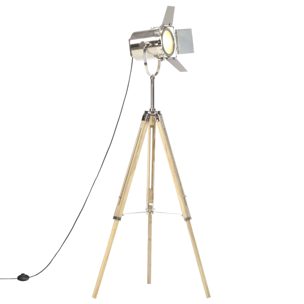 Stojací Lampa Na Stativu Masivní Mangovníkové Dřevo 140 Cm