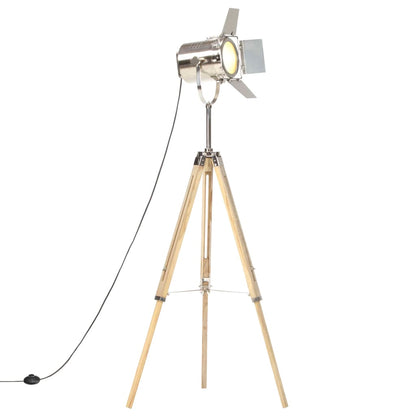 Stojací Lampa Na Stativu Masivní Mangovníkové Dřevo 140 Cm