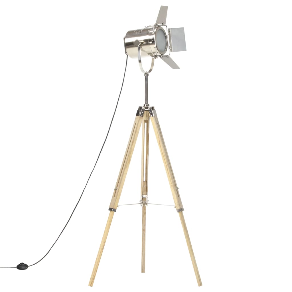 Stojací Lampa Na Stativu Masivní Mangovníkové Dřevo 140 Cm