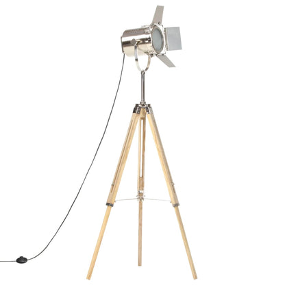 Stojací Lampa Na Stativu Masivní Mangovníkové Dřevo 140 Cm