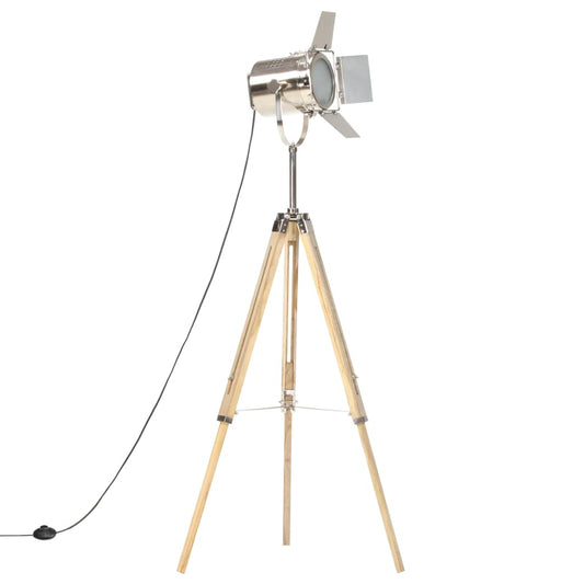 Stojací Lampa Na Stativu Masivní Mangovníkové Dřevo 140 Cm
