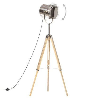 Stojací Lampa Na Stativu Masivní Mangovníkové Dřevo 140 Cm