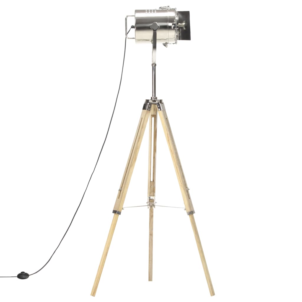 Stojací Lampa Na Stativu Masivní Mangovníkové Dřevo 140 Cm