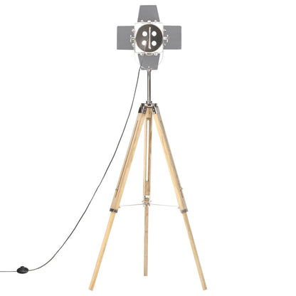 Stojací Lampa Na Stativu Masivní Mangovníkové Dřevo 140 Cm