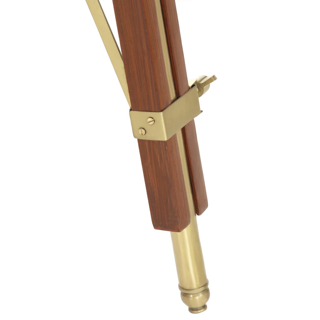 Stojací Lampa Na Stativu Masivní Mangovníkové Dřevo 193 Cm