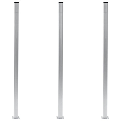 Plotové Sloupky 2 Ks Hliník 185 Cm