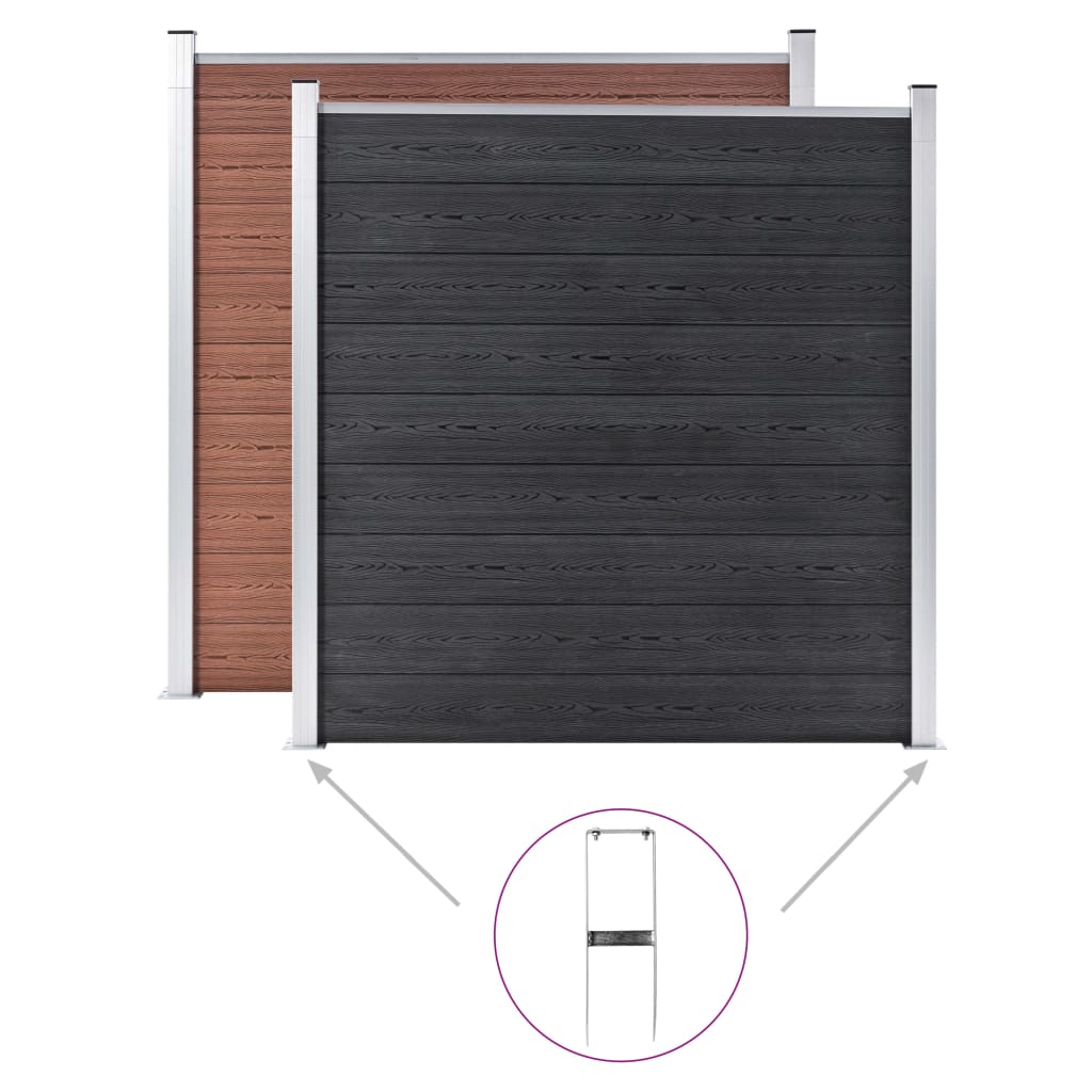 Kotevní Patky Pro Wpc Plot 2 Ks Ocel 40 Cm