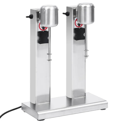 Mixér Na Milkshake S Dvěma Pohárky Nerezová Ocel 2 L