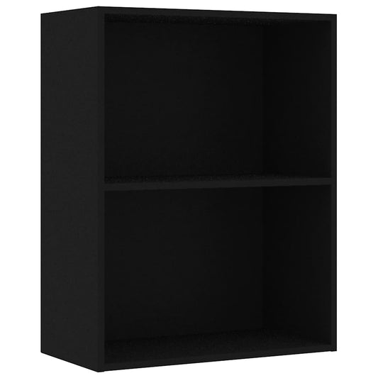 Knihovna Černá 60X30X76,5 Cm Kompozitní Dřevo Černá