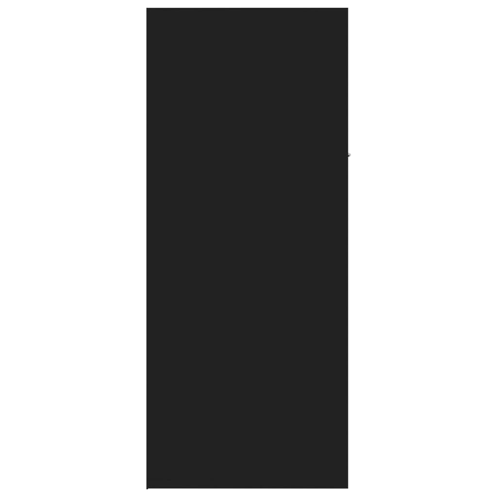 Botník Černý 60 X 35 X 84 Cm Kompozitní Dřevo